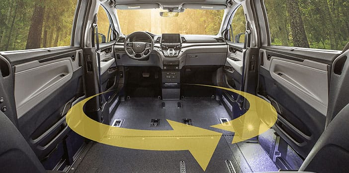 RVan : Véhicule adapté Chrysler Gand Caravan : Intérieur spacieux