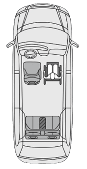RVan Mobilité : Conversion commercial : Option de siège 1