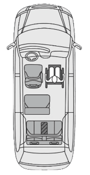 RVan Mobilité : Conversion commercial : Option de siège 2