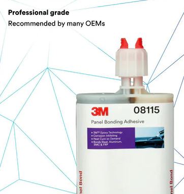 Adhesive - Used To Bond Steel/ Aluminum/ SMC/ FRP - 3M - 8115 - Image 3