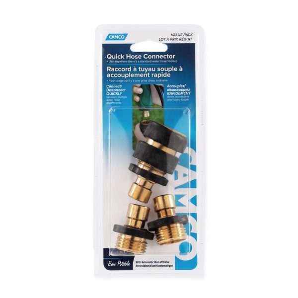 Fresh Water Hose Connector - Quick Connect - Camco - 10-0875 - Image 10