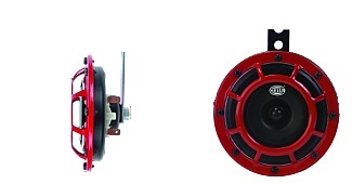 Horn - One 500 Hertz High-Tone/ One 300 Hertz Low-Tone Horn - Hella - 3399801 - Image 2