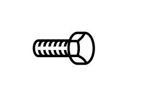 Trailer Brake Mounting Bolt - Fits Dexter 9000 To 10000 Pounds General Duty Disc Brake - Dexter Axle - 007-116-00