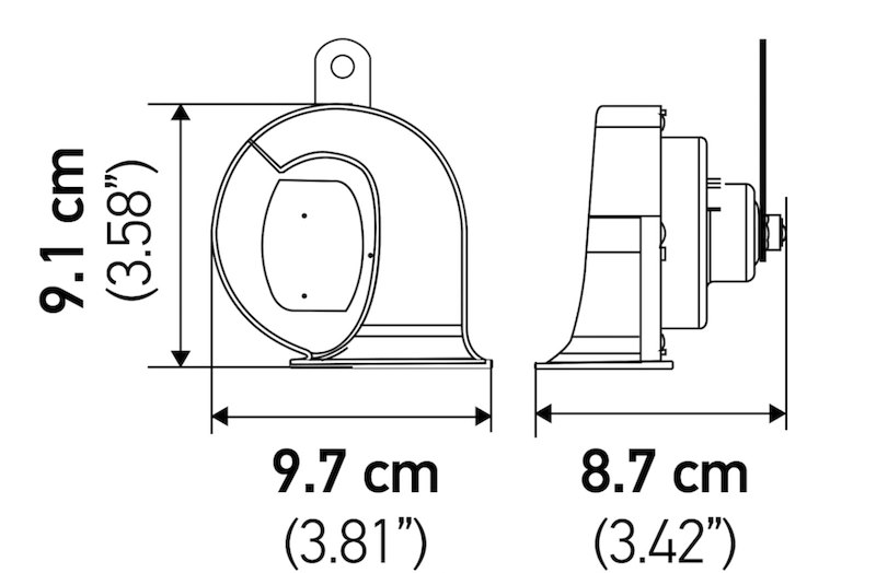 Horn - TE30 - Hella - 7728883 - Image 6