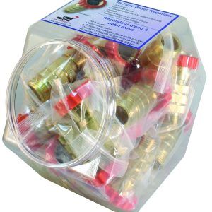 Point Of Purchase Display - 50-55 PSI Hi-Flow Fresh Water Pressure Regulator - JR Products - 04-62215-D