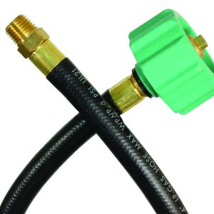 Propane Hose - 1/4 Inch Inside Diameter Rubber Pigtail Hose - JR Products - 07-30855