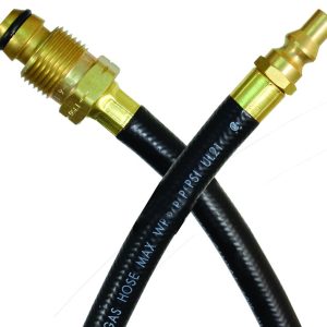 Propane Hose - 1/4 Inch Inside Diameter Rubber RV Appliance Hose - JR Products - 07-31155