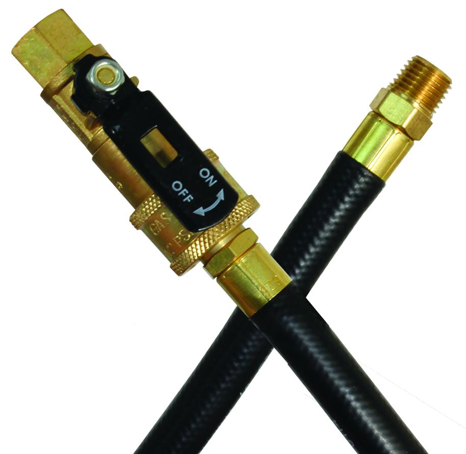 Propane Hose - 1/4 Inch Inside Diameter Rubber RV Appliance Hose - JR Products - 07-31195