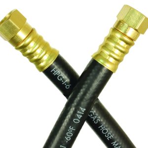 Propane Hose - 3/8 Inch Inside Diameter Rubber Supply Hose - JR Products - 07-31355