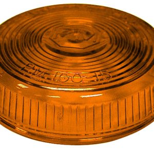 Turn Signal-Parking-Side Marker Light Lens - Replacement Lens Fits Peterson Light Series 100A/ R - Peterson Mfg. - 100-15A