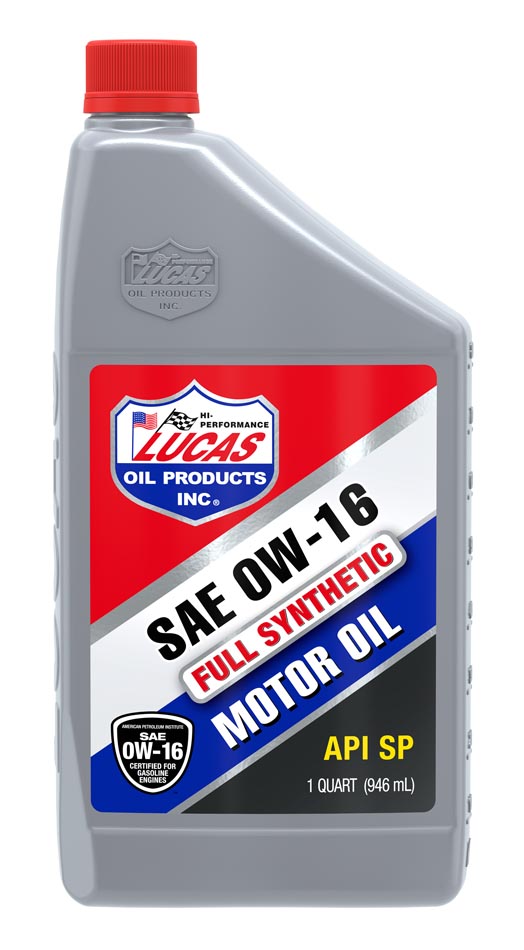 Oil - SAE 0W-16 - Lucas Oil - 11181