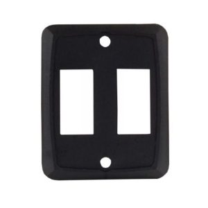 Multi Purpose Switch Faceplate - Double Switch Opening - JR Products - 12885