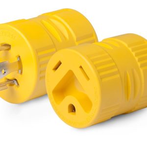 Power Cord Adapter - For Connecting RV Power Inlet To Generator Power Source - Marinco - 128A