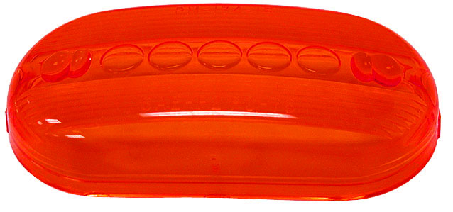 Turn Signal-Parking-Side Marker Light Lens - Replacement Lens Fits Peterson Light Series 135A/ R - Peterson Mfg. - 134-15R