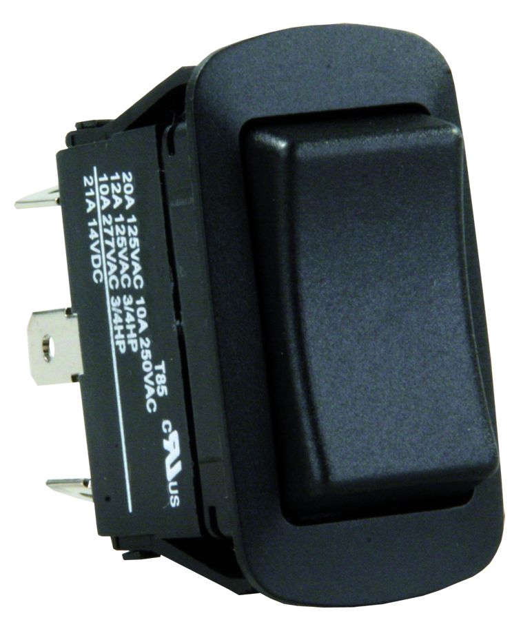 Multi Purpose Switch - 20 Amp At 125 Volt AC/ 10 Amp At 250 Volt AC/ 12 Amp At 125 Volt AC 3/4 Horsepower/ 10 Amp At 277 VAC 3/4 Horsepower/ 21 Amp At 14 Volt DC - JR Products - 13855