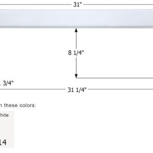 Step Trim - 31 Inch Length x 10-3/4 Inch Width - Icon - 14414