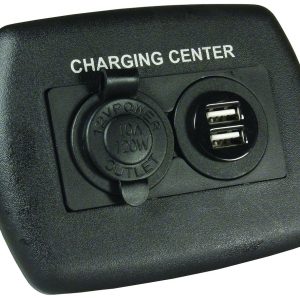 Power Port Socket - 21 Volt 10 Amp At 12 Volt Using 18 Gauge Wire Or 20 Amp At 12 Volt Using 14 Gauge Wire - JR Products - 15095