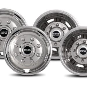 Wheel Simulator - Fits 17 Inch - 8 Lug, 5 Vent Holes Wheel - Pacific Dualies - 30-1708