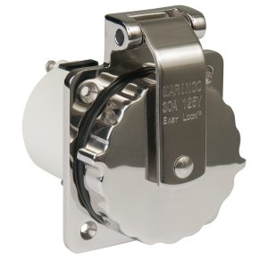 Power Inlet Port - Manual Power Disconnect - Marinco - 303SSEL-BRV