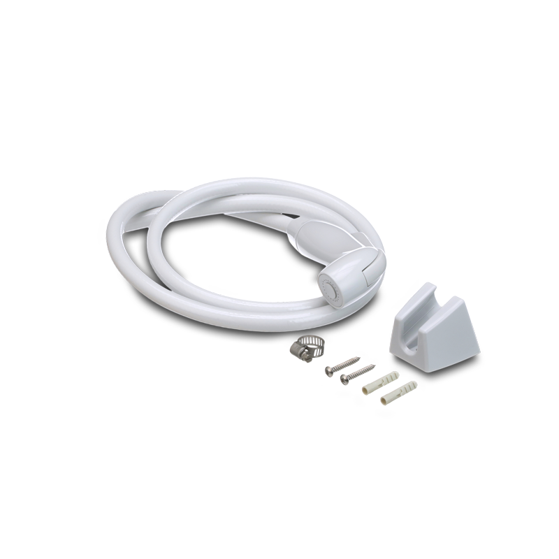 Toilet Flush Hand Sprayer Kit - Replacement For Dometic 210/ 301/ 2010/ 300/ 511 PLUS/ 910/ 111/ 110/ 310 Series Toilets - Dometic - 69-4444