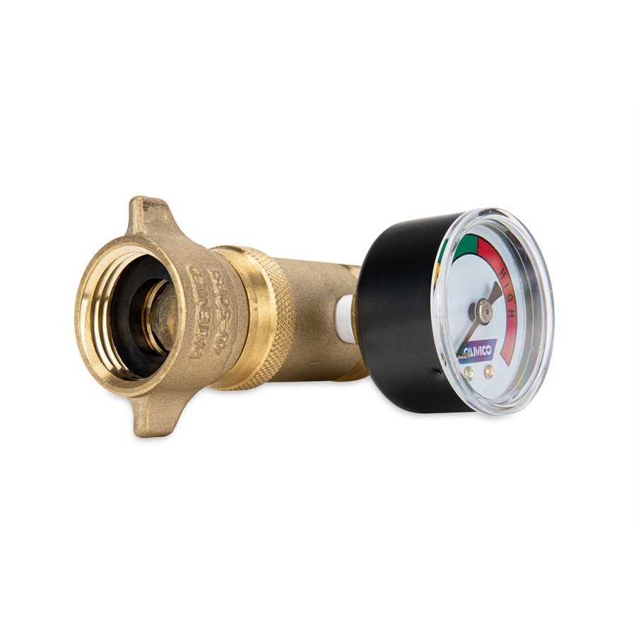 Fresh Water Pressure Regulator - Brass - Camco - 40064