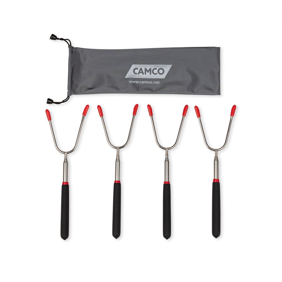 Campfire Roasting Fork - Extendable Up To 34 Inch Length - Camco - 44015