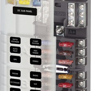 Fuse Block - 32 Volt DC - Blue Sea - 5032-BSS