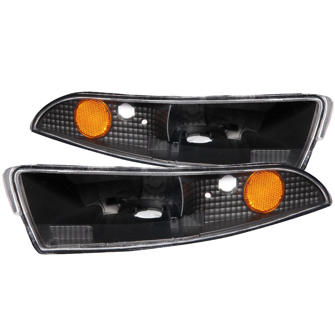 Parking/ Turn Signal Light Assembly - Clear Lens/ Black Housing - ANZO USA - 511045