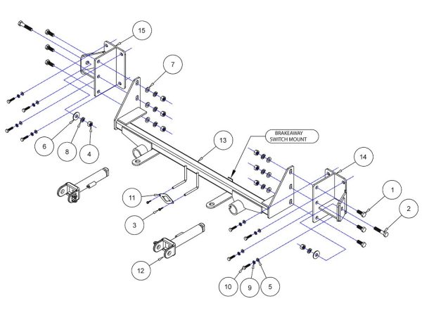 Vehicle Baseplate - Direct-Connect - Roadmaster - 08-8247
