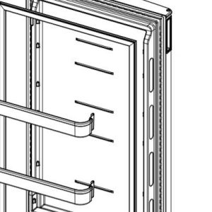 Porte de réfrigérateur - Norcold - 07-7681