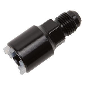 Adapter Fitting - -6 AN Male To 5/16 Inch SAE Quick Disconnect Female For OEM Hard Lines - Russell Automotive - 640863