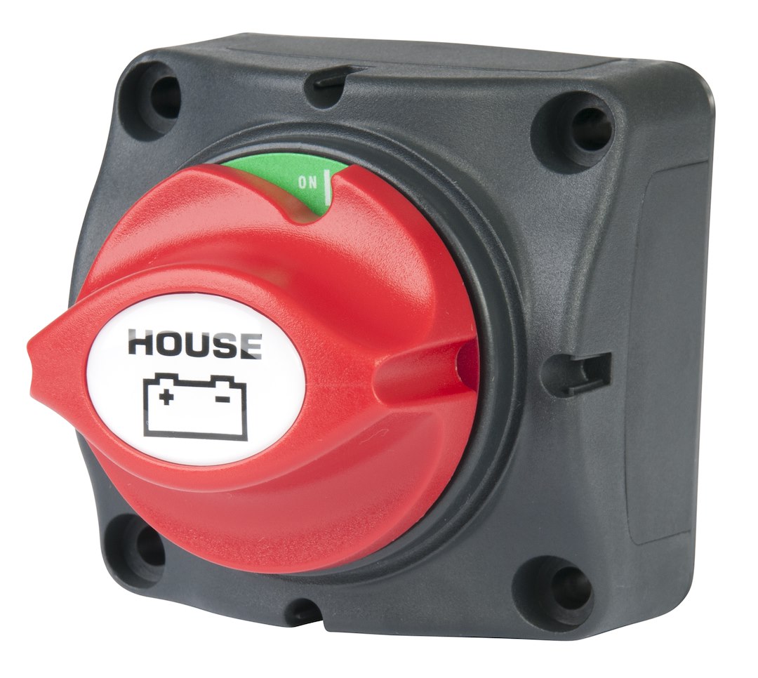 Battery Disconnect Switch - House Battery Master Switch - Marinco - 701HBRV
