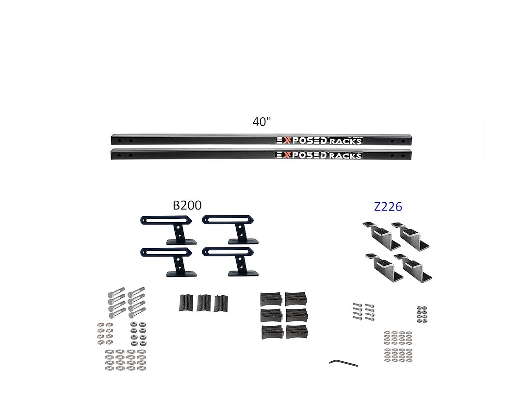 Roof Rack - Weekender - Exposed Racks - 8-00-7680-BK