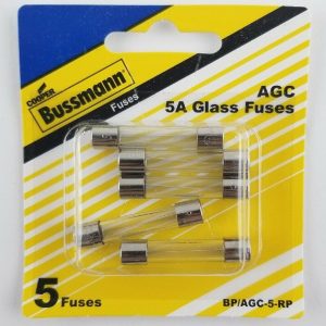 Fuse - Glass Tube - Bussman - BP/AGC-5-RP