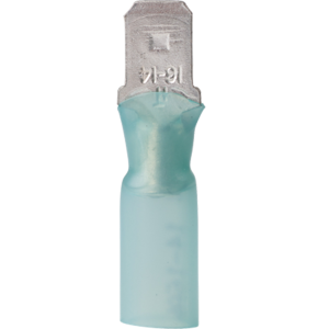 Wire Terminal End - Disconnect, 1/4" Male, For #16-14 Wire, Heat-Shrink, 100 Ea. - Ancor - 317999