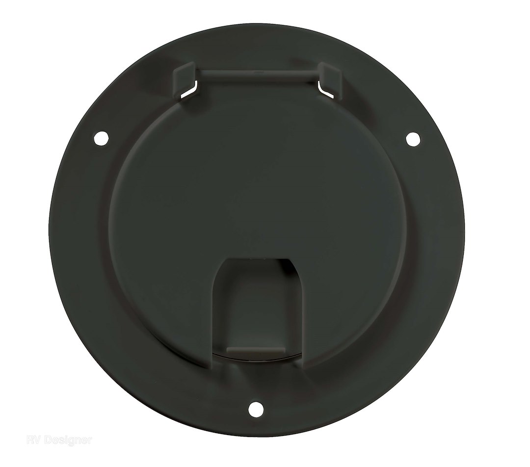 Electrical Cord Hatch - For Use With Up To 50 Amp Cords - RV Designer - 19-3053