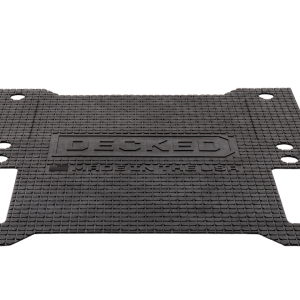 Tool Box Mat - 57 To 74-1/2 Inch Length x 53.7 To 63-1/2 Inch Width x 0.3 Inch Height - Decked - A0075-BMXL-BLK