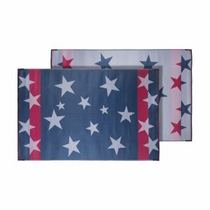 Patio Mat - Stars And Stripes Design - Faulkner - 68865