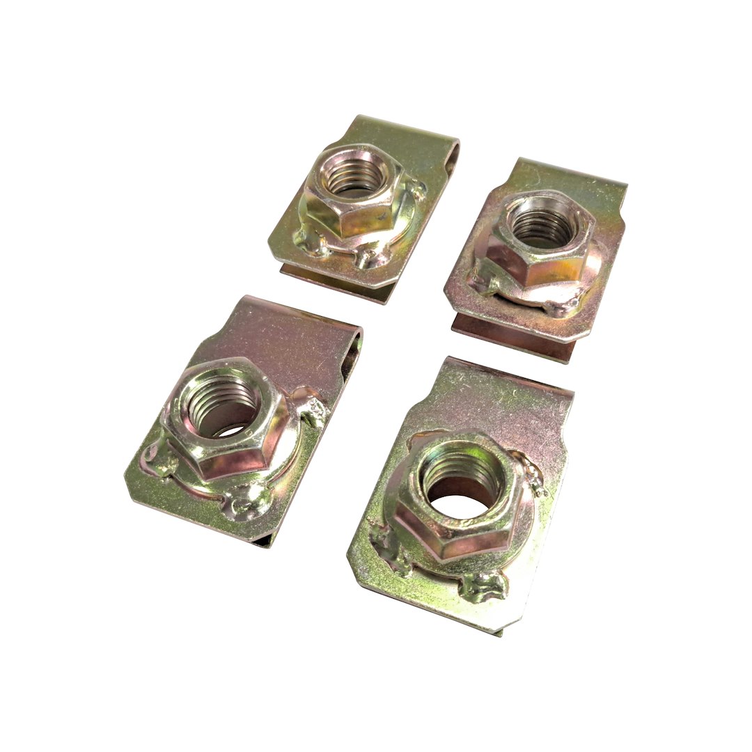 Fifth Wheel Trailer Hitch Hardware - 5/8 Inch Clip-On Nut Service Kit For Husky 4 Bolt Rails - Husky Towing - 32767