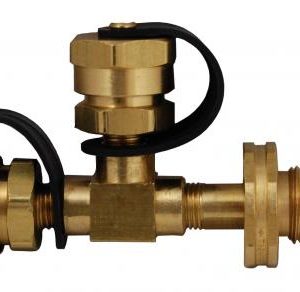 Propane Adapter Fitting - Tee Style - Marshall Excelsior - ME413P