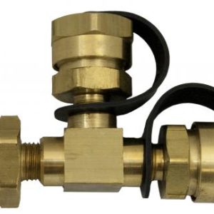 Propane Adapter Fitting - Tee Style - Marshall Excelsior - ME414P