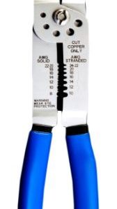 Wire Stripper - 8 To 22 Gauge Solid/ 10 To 24 Gauge Stranded - SouthWire Corp. - 07-7808