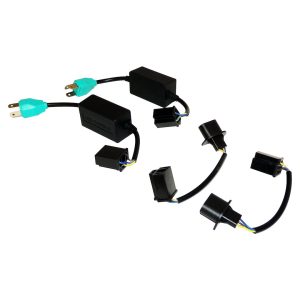 Headlight Bulb Adapter - H4 To H13 Adapter And Anti-Flicker Module - Crown Automotive - RT28098