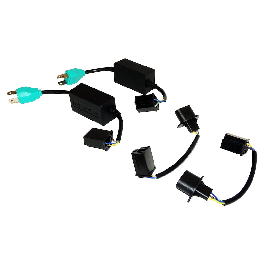 Headlight Bulb Adapter - H4 To H13 Adapter And Anti-Flicker Module - Crown Automotive - RT28098